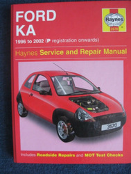 Ford Ka Haynes Manual Diy Service and Repair Manual Book