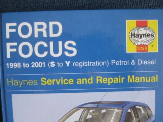 Ford Focus Haynes Manual Diy Service and Repair Manual Book  1