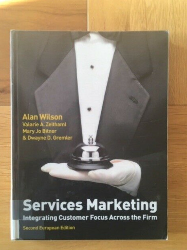 Services Marketing by Alan Wilson, 2nd European Edition  0