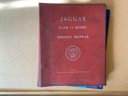 Original Jaguar Mark 10 Model Service Manual - Book