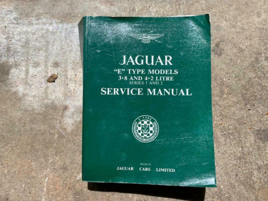 Original Jaguar 3.8 and 4.2 Service Manual - Book  0