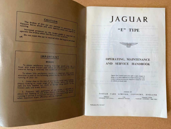 Original Jaguar 3.8 and 4.2 Service Manual - Book  3