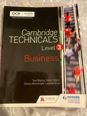Cambridge Technicals Level 3 Business  0