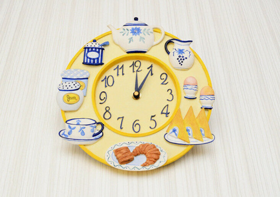 Novelty Kitchen Breakfast Clock  0