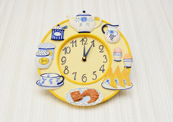 Novelty Kitchen Breakfast Clock