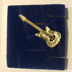 Charming Vintage Music Guitar Rock n Roll Lapel Tie Pin Brooch thumb-48174