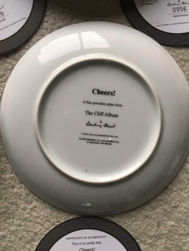 12 Cliff Richard Collectors Plates  3
