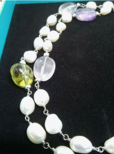 Pearl Dreams Women's Necklace 925 Sterling Silver   1
