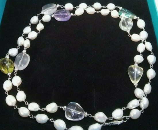 Pearl Dreams Women's Necklace 925 Sterling Silver   2