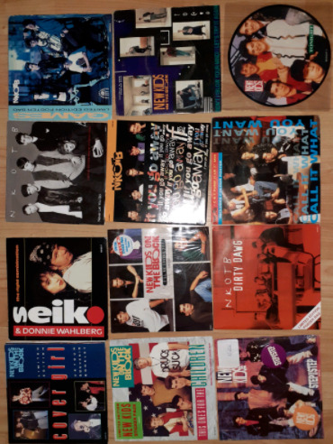 12 X New Kids on the Block Rare Singles Limited Ed  0