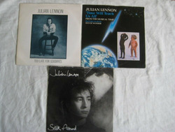 A Nice Selection Of Three Julian Lennon 7 Inch Vinyl Singles