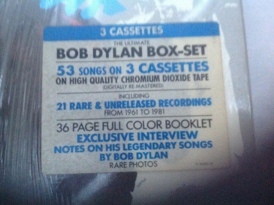 Bob Dylan Biograph with 3 Cassettes Unopened  1