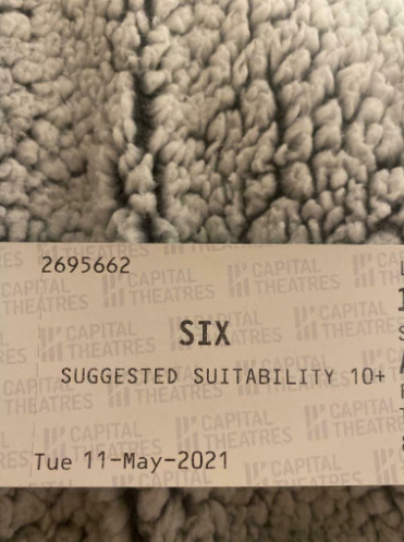 Six the Musical Tickets - Edinburgh  0