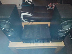Kenwood Vintage Speakers and Amplifier. Studio Equipment thumb 1