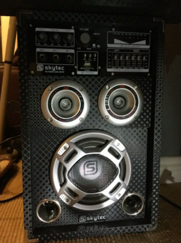 DJ or Events Speakers ( pair ) 400w USB, MIC, SD Card  0