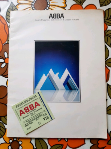 1979 Abba North USA & Europe Tour Programme Ticket  0