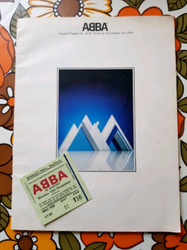1979 Abba North USA & Europe Tour Programme Ticket