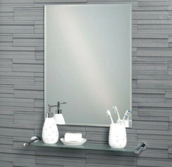 Frameless Rectangular Bathroom Mirror 60cm (h) x 45cm (w)