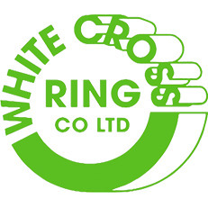 White Cross Ring