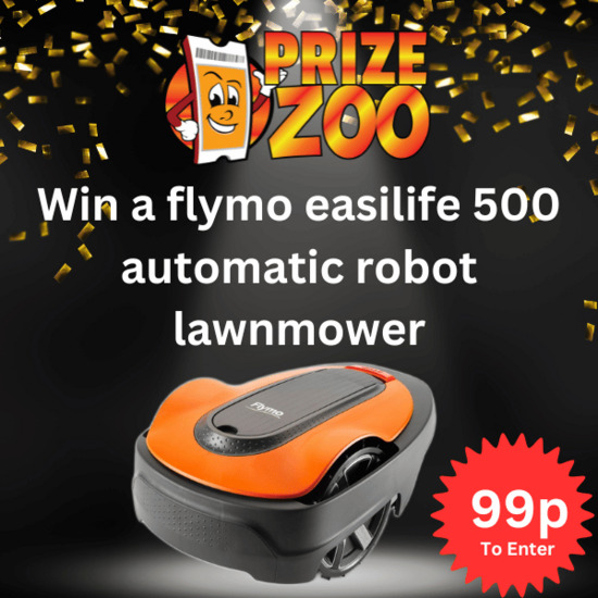 Win A Flymo EasiLife 500 Automatic Robot Lawnmower